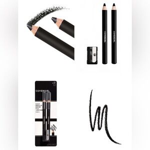 🆕 RESERVED 3PC EYE & FACE BUNDLE LOT! ELF Covergirl Rimmel London Eye Liner Set